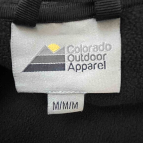 Colorado Outdoor Apparel ~ Mens Black Hooded Jacket ~ size Medium - Picture 4 of 9